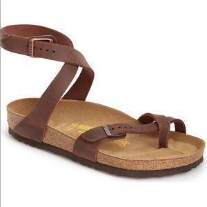 Yara Birkenstock Leather Sandal